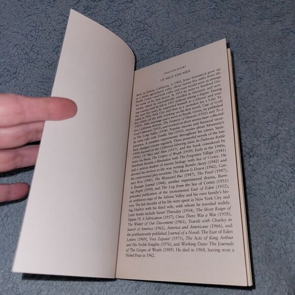 Of Mice and Men Book by John Steinbeck - Picture 5 of 7